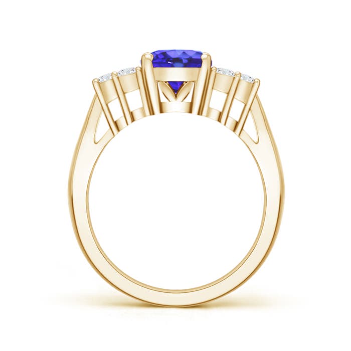 AA - Tanzanite / 2.11 CT / 14 KT Yellow Gold