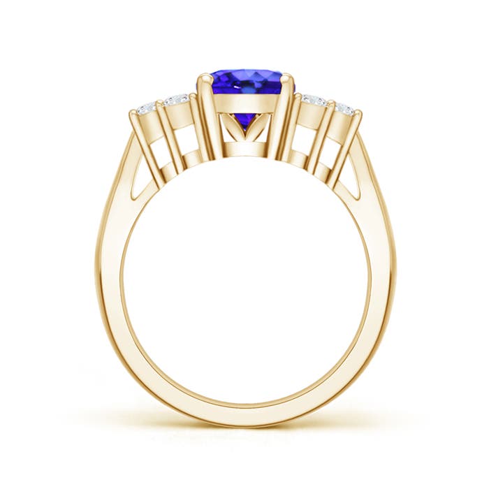 AAA - Tanzanite / 2.11 CT / 14 KT Yellow Gold