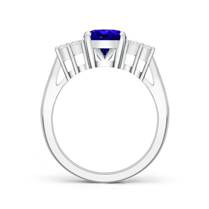 AAAA - Tanzanite / 2.11 CT / 14 KT White Gold