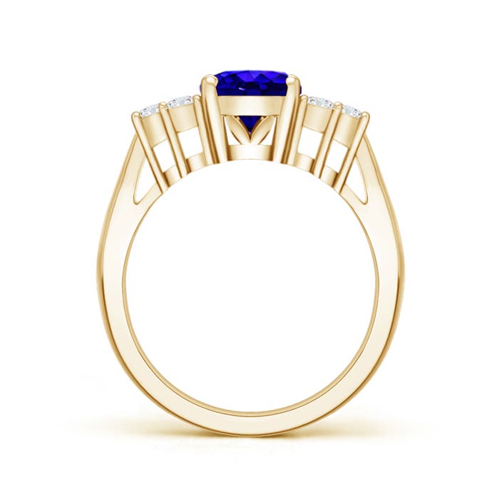 AAAA - Tanzanite / 2.11 CT / 14 KT Yellow Gold