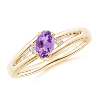 Oval A Amethyst