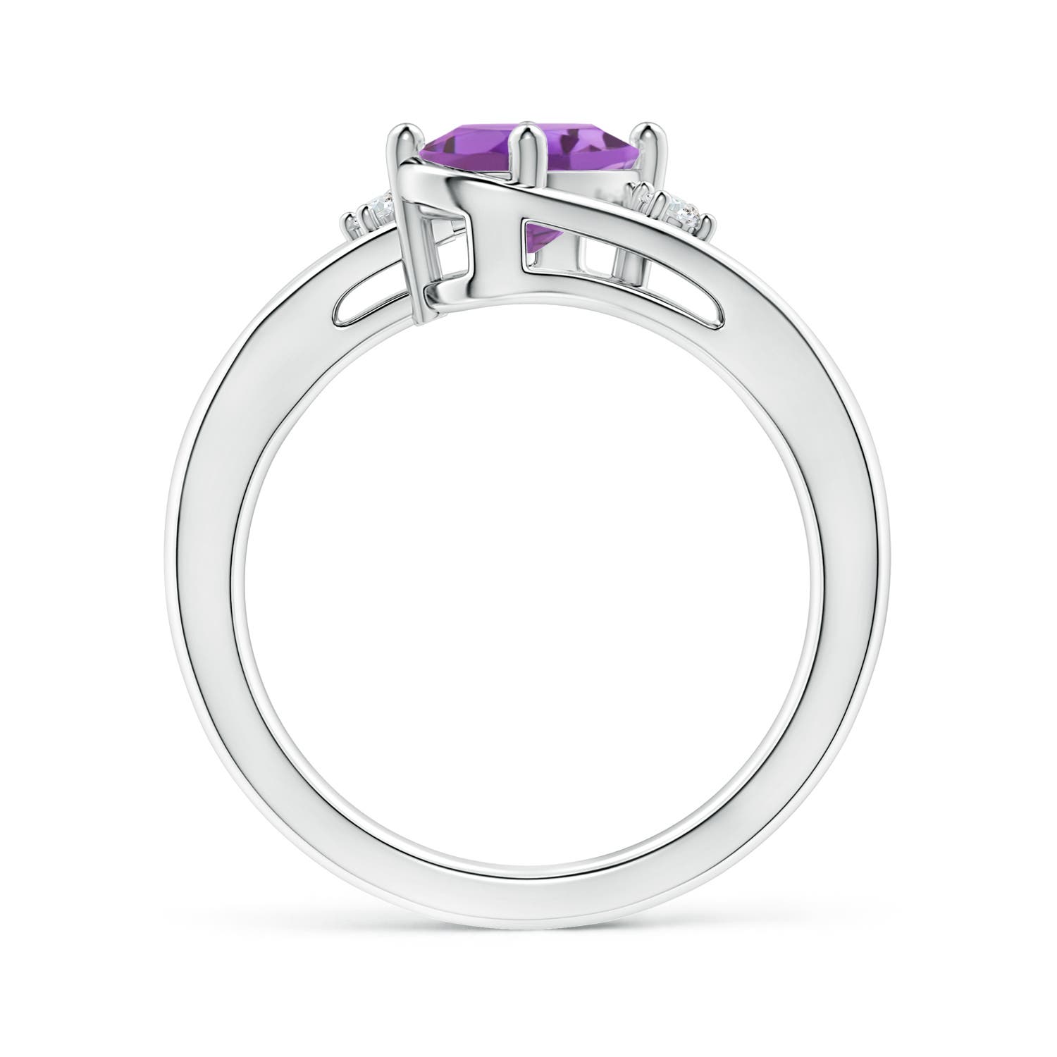 A - Amethyst / 1.2 CT / 14 KT White Gold