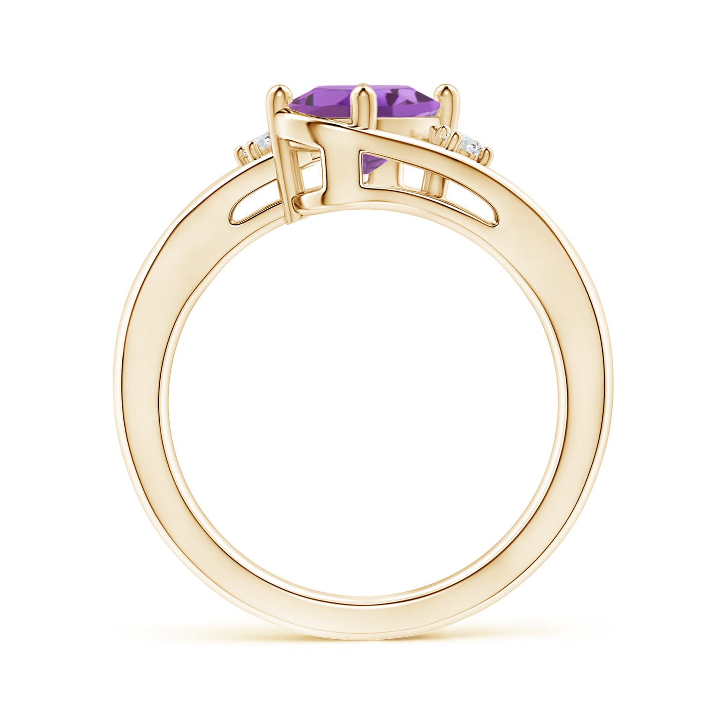 A - Amethyst / 1.2 CT / 14 KT Yellow Gold