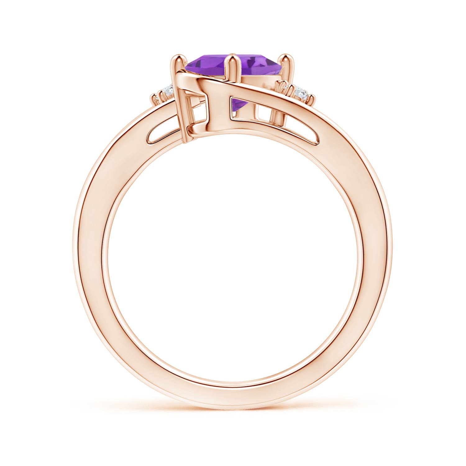 AA - Amethyst / 1.2 CT / 14 KT Rose Gold