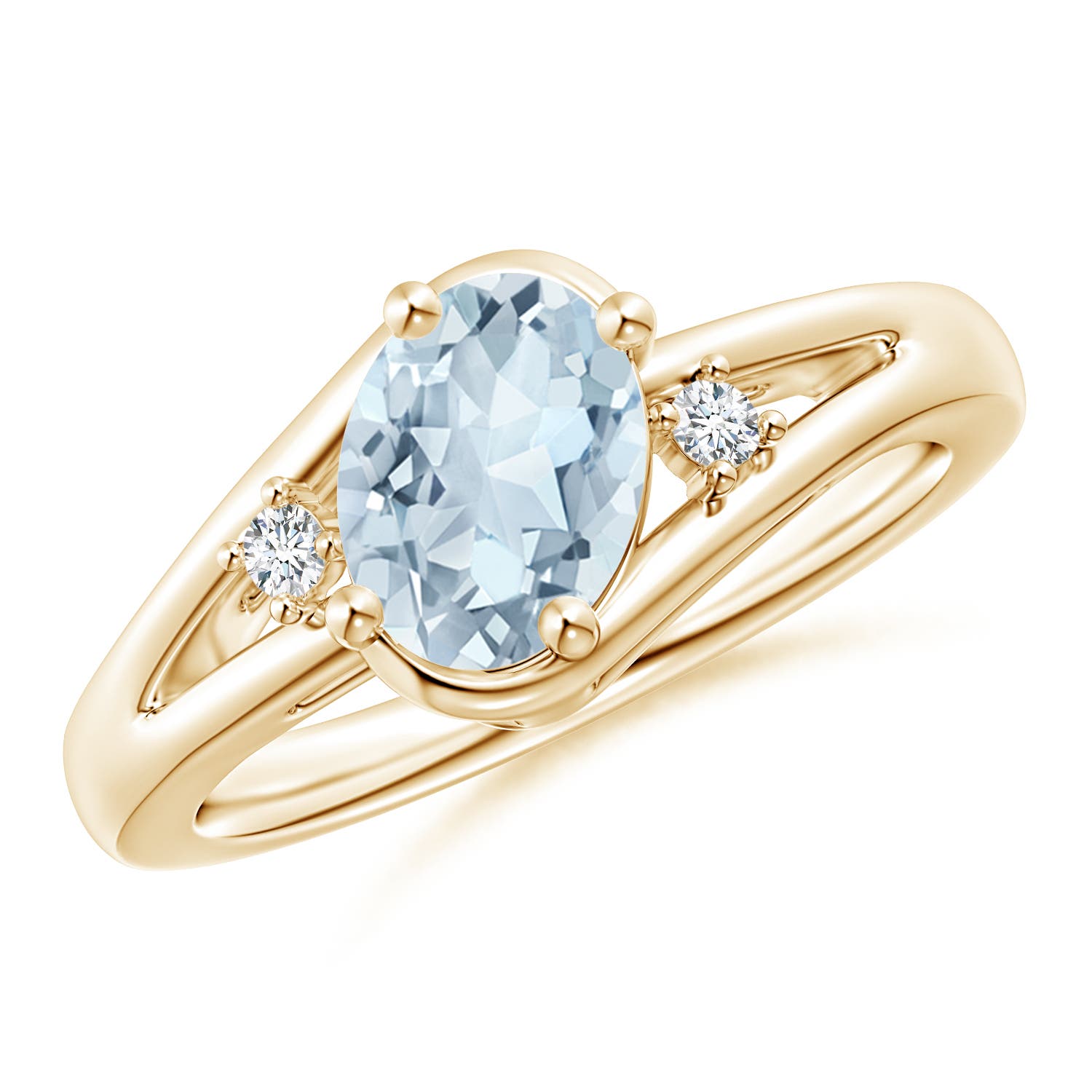 A - Aquamarine / 1.05 CT / 14 KT Yellow Gold