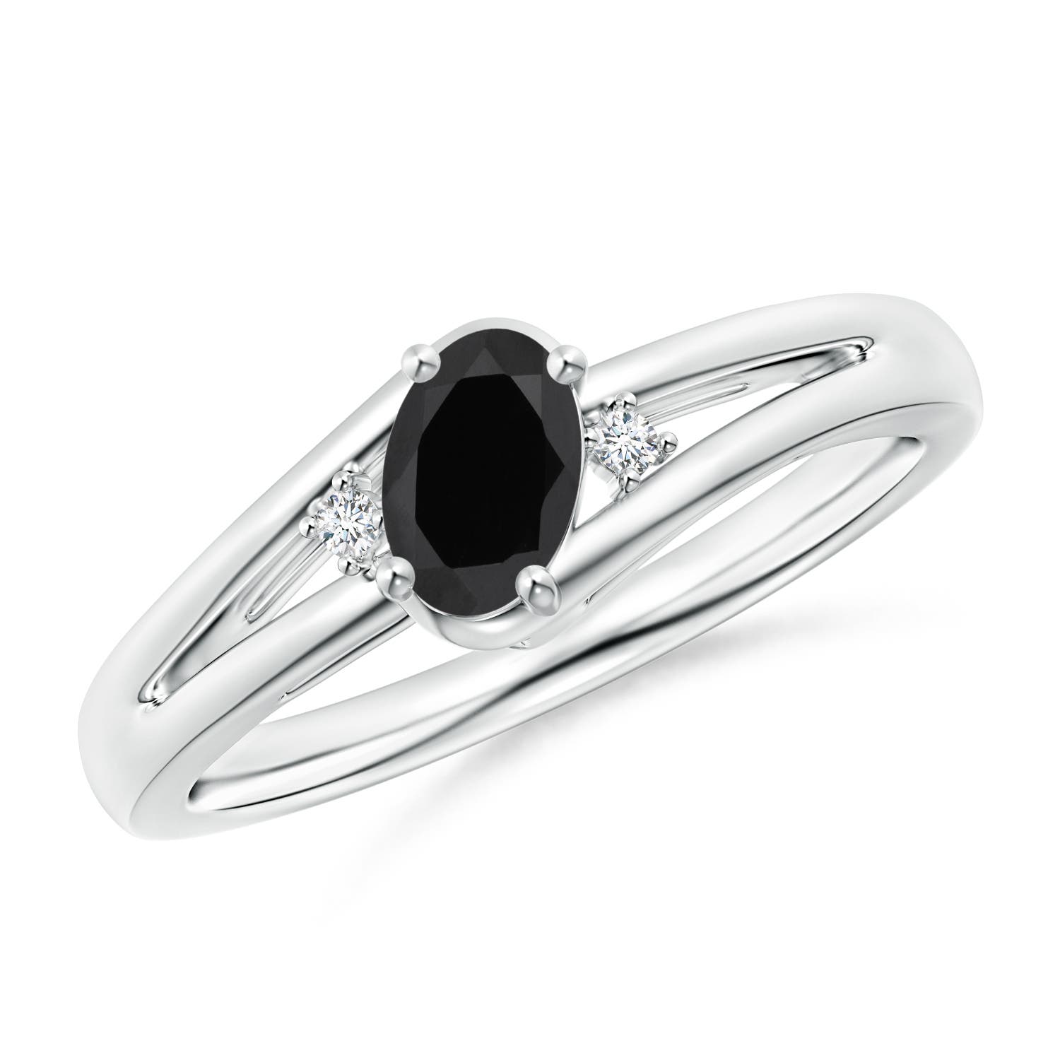 Shop Platinum Black Onyx Rings for Women | Angara Shop Platinum Black Onyx Rings for Women | Angara