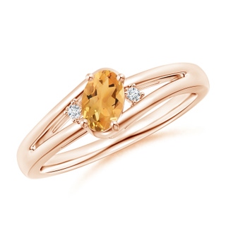 Oval A Citrine
