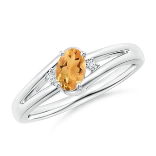 Oval A Citrine