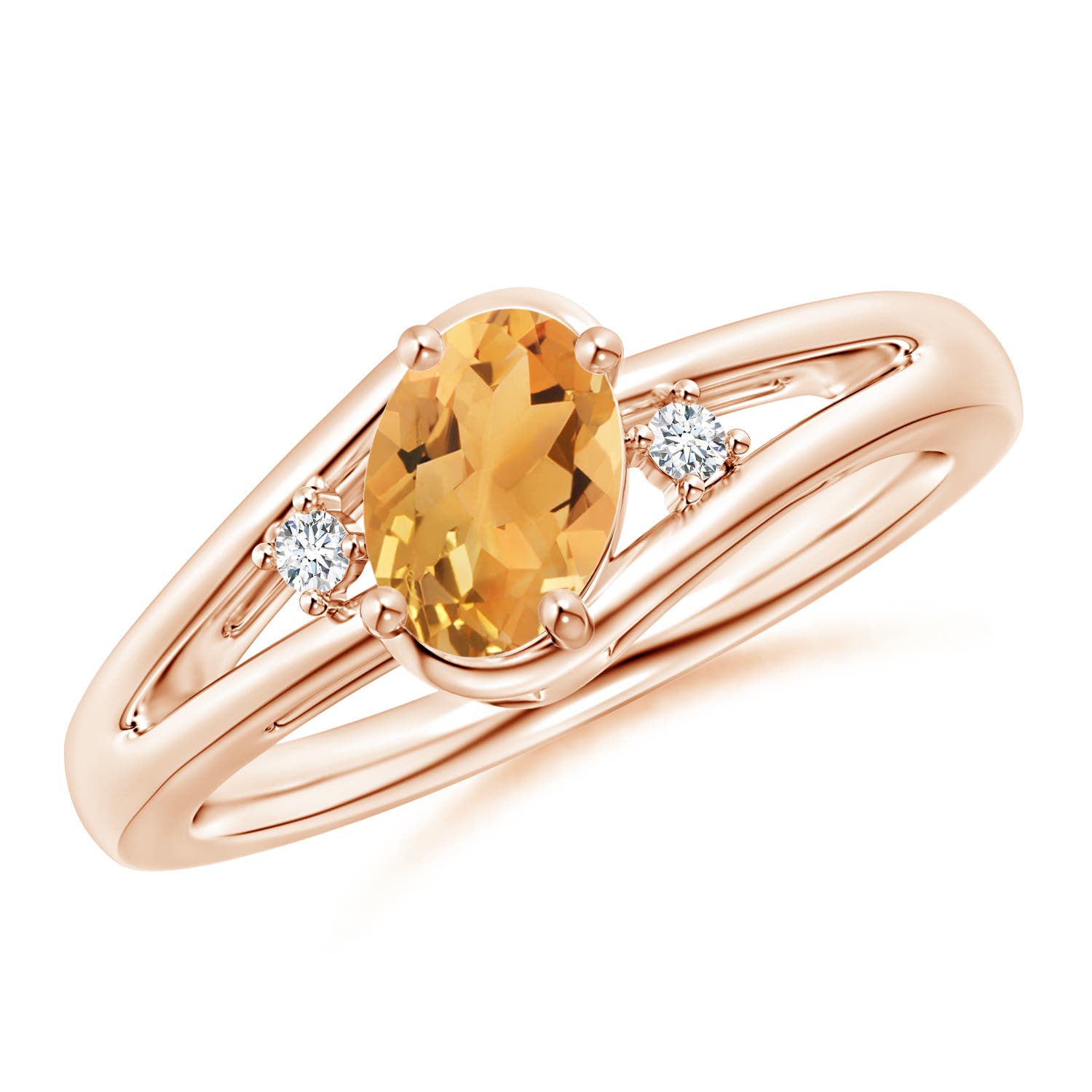 A - Citrine / 0.79 CT / 14 KT Rose Gold