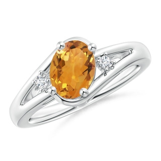 Oval AA Citrine
