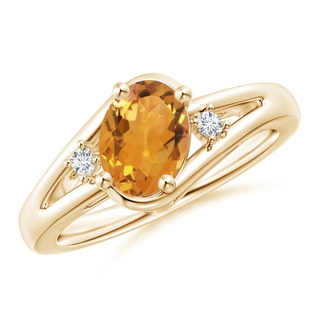 Oval AA Citrine