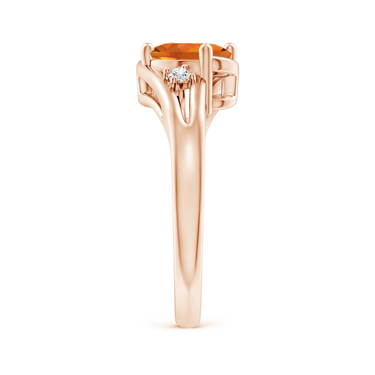 AAAA - Citrine / 1.15 CT / 14 KT Rose Gold