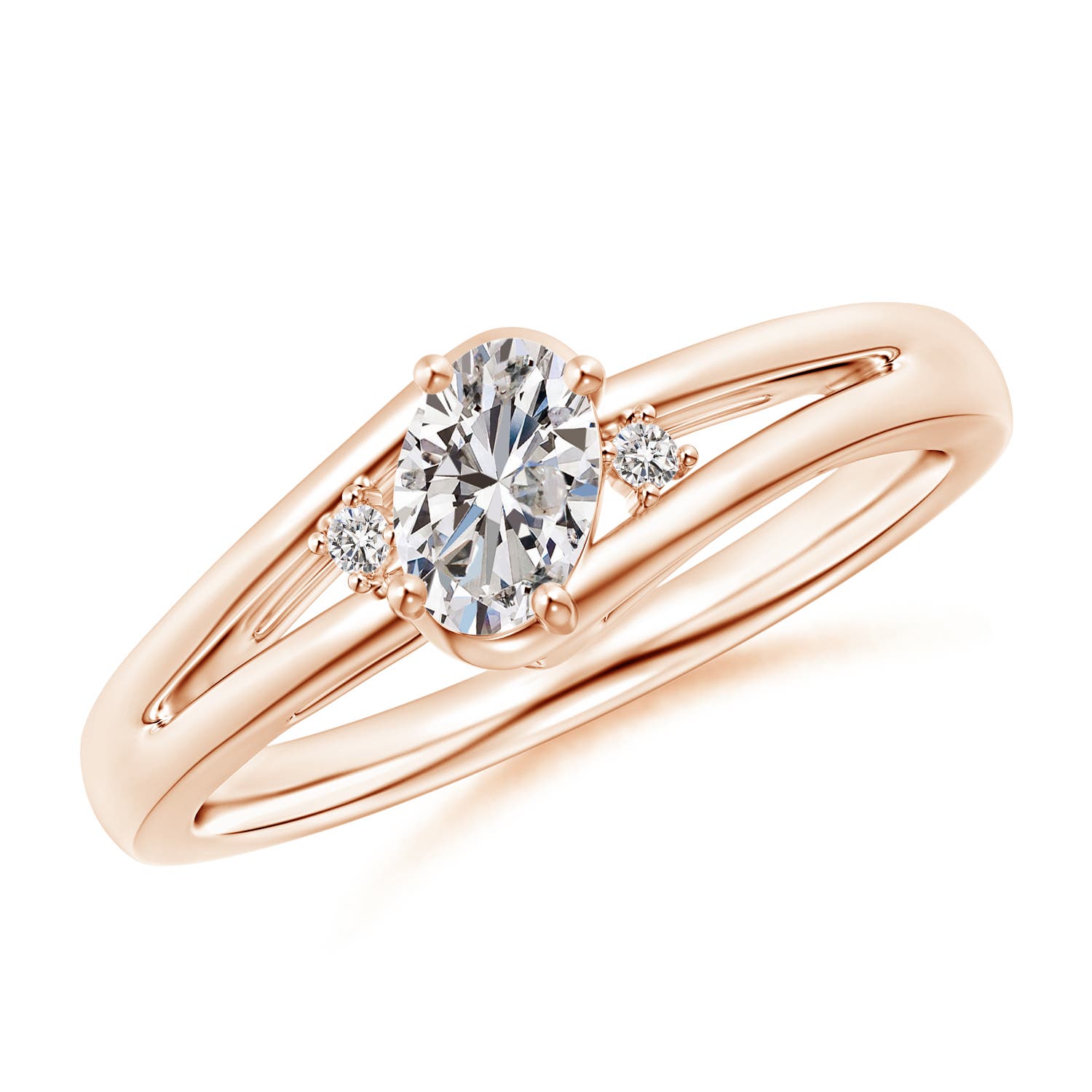 I-J, I1-I2 / 0.45 CT / 14 KT Rose Gold