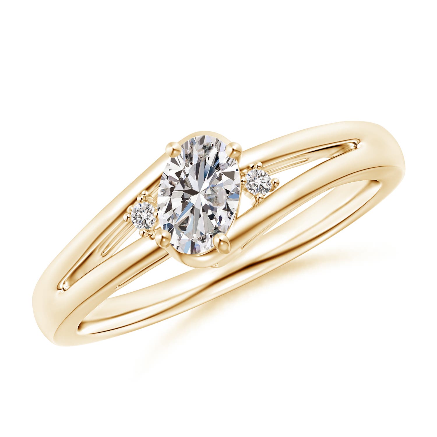 I-J, I1-I2 / 0.45 CT / 14 KT Yellow Gold