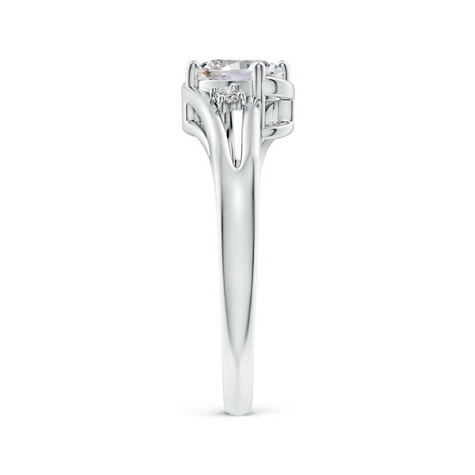 7x5mm IJI1I2 Diamond Split Shank Ring with Accents in White Gold side 299