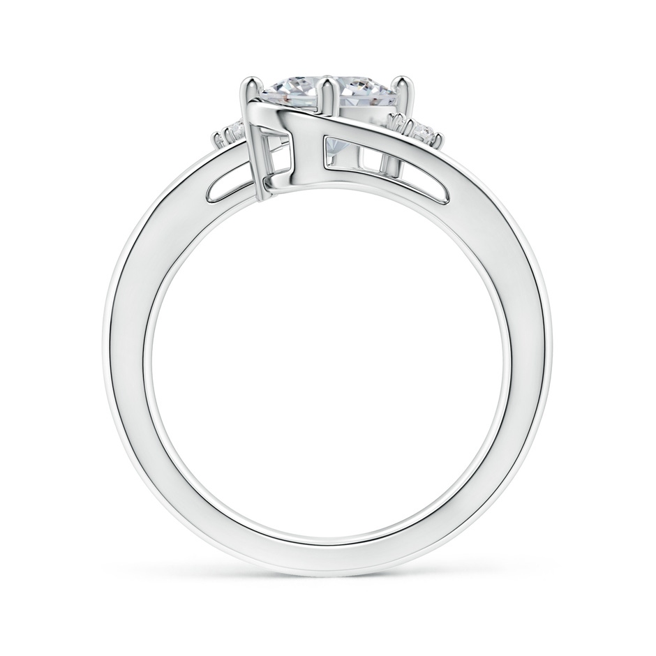 8x6mm HSI2 Diamond Split Shank Ring with Accents in White Gold side 199