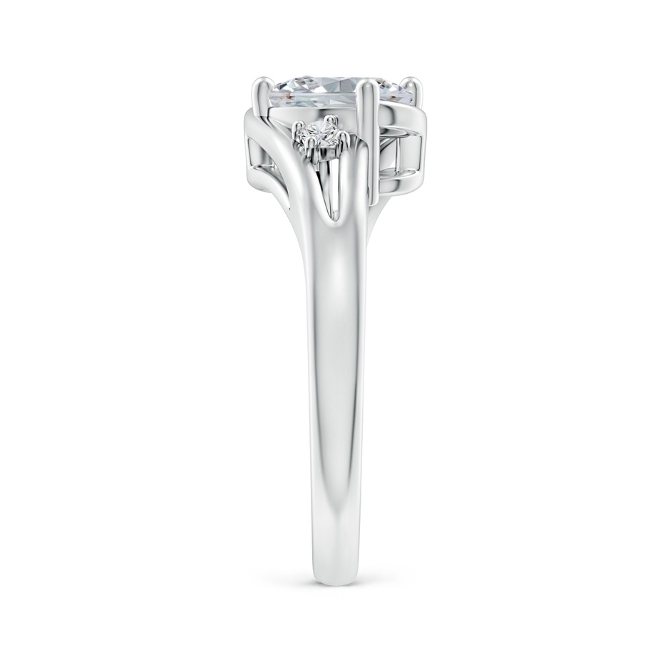 8x6mm HSI2 Diamond Split Shank Ring with Accents in White Gold side 299