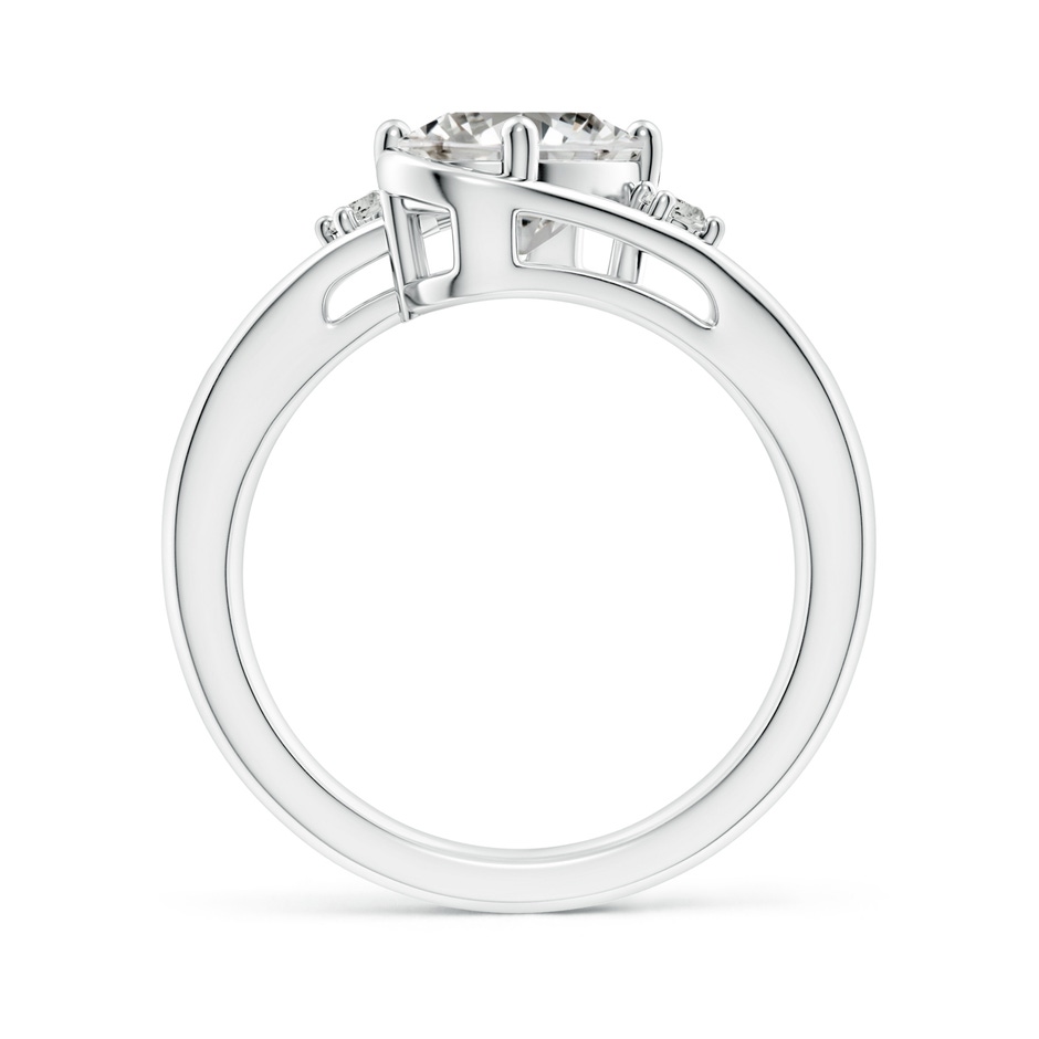 9x7mm KI3 Diamond Split Shank Ring with Accents in P950 Platinum side 199