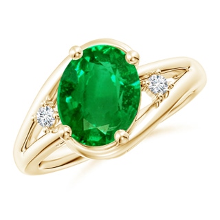 Oval AAAA Emerald