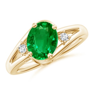 Oval AAAA Emerald