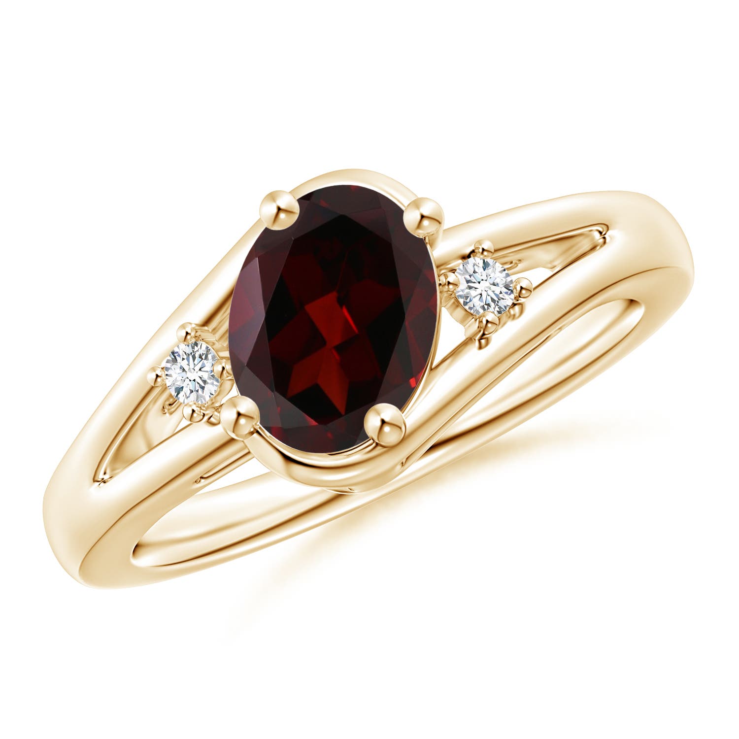 A - Garnet / 1.5 CT / 14 KT Yellow Gold