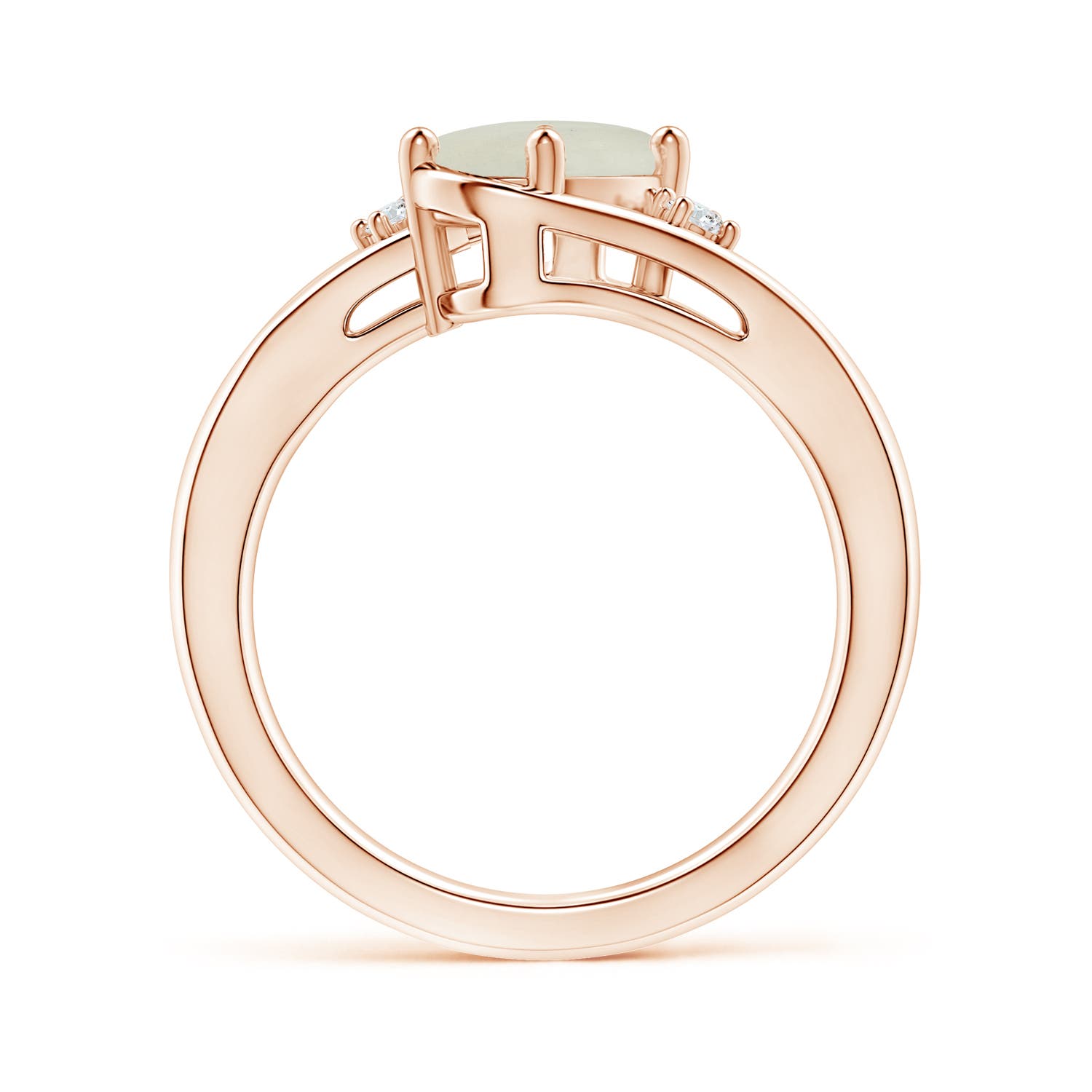 AA - Moonstone / 1.15 CT / 14 KT Rose Gold