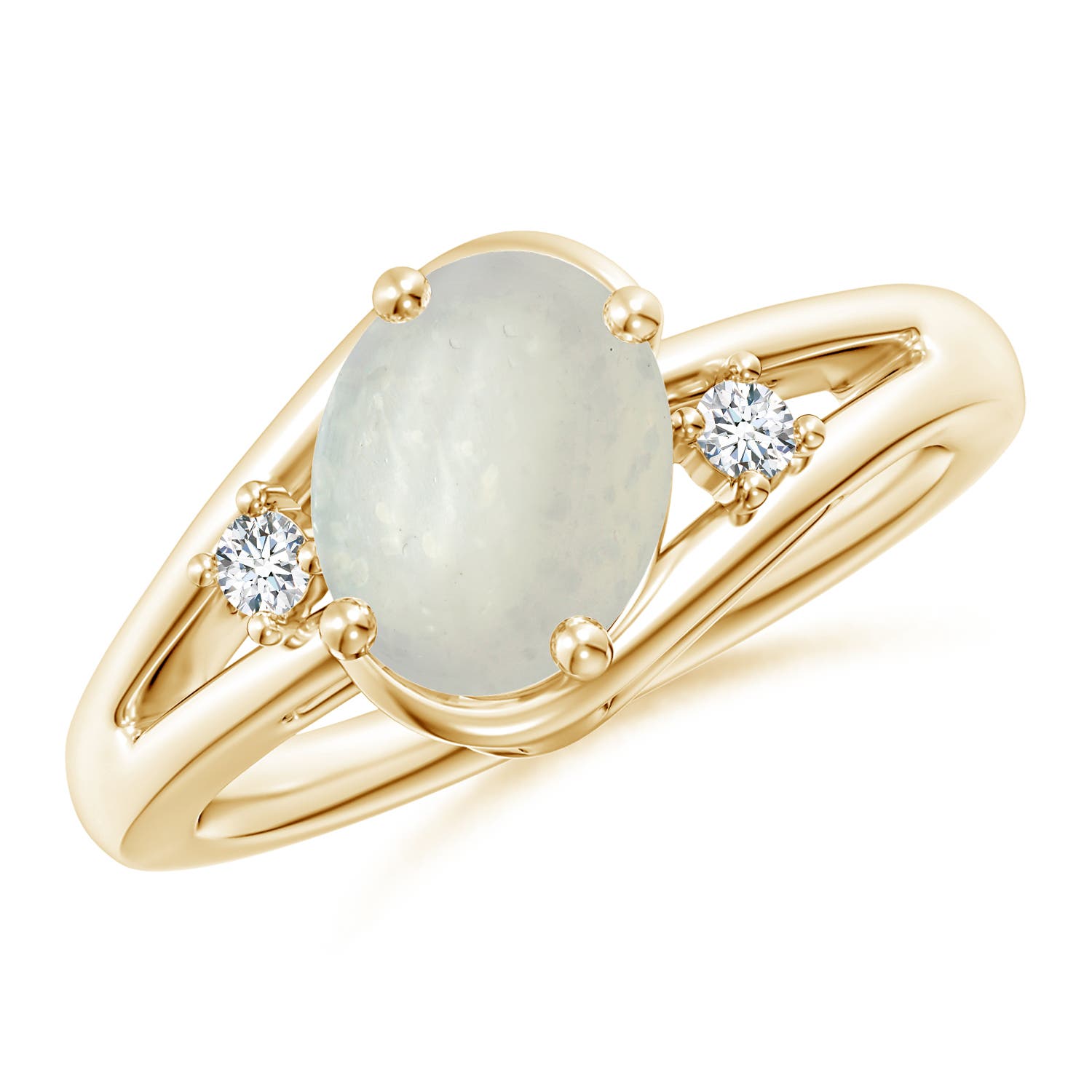 A - Moonstone / 1.77 CT / 14 KT Yellow Gold