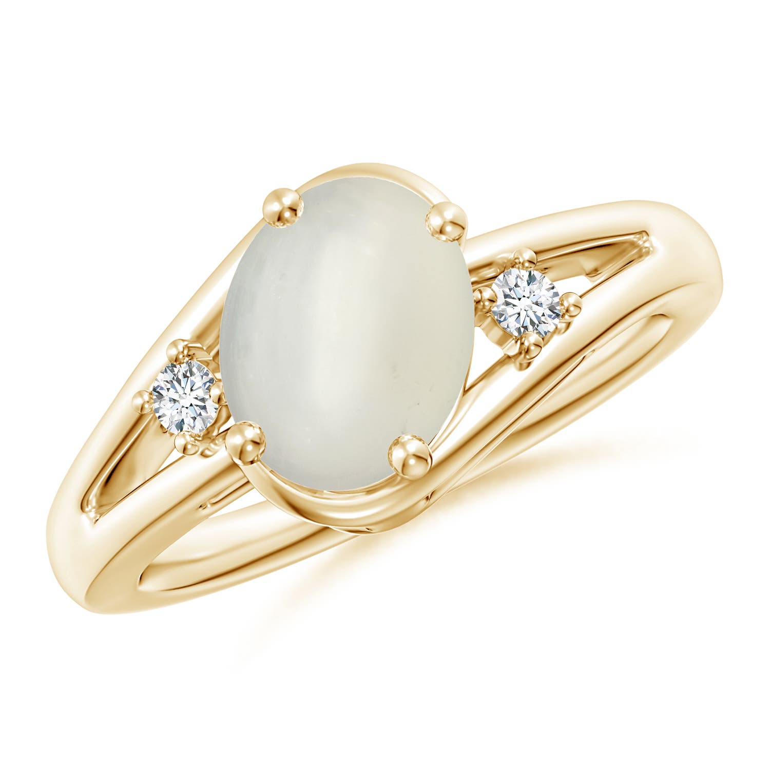 AAA - Moonstone / 1.77 CT / 14 KT Yellow Gold