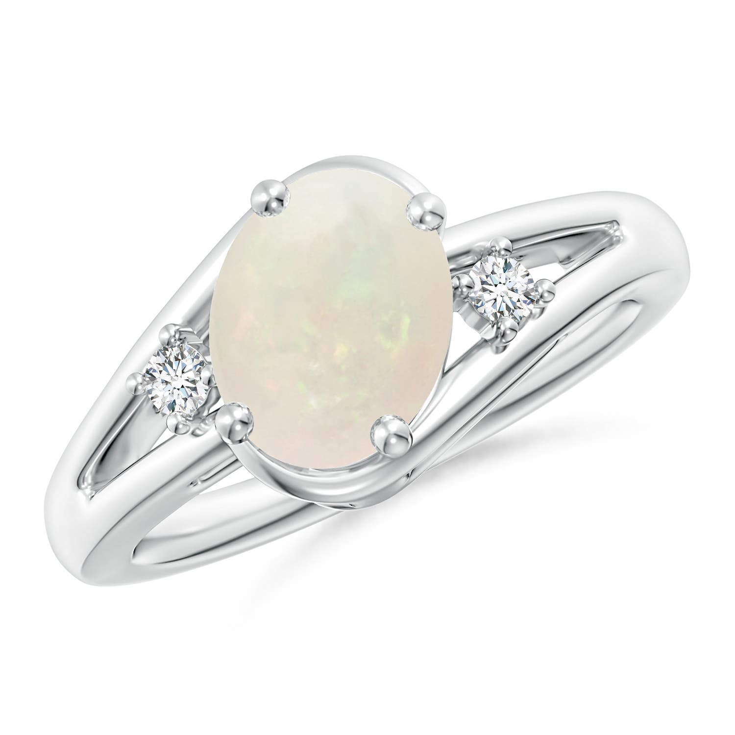 A - Opal / 1.17 CT / 14 KT White Gold