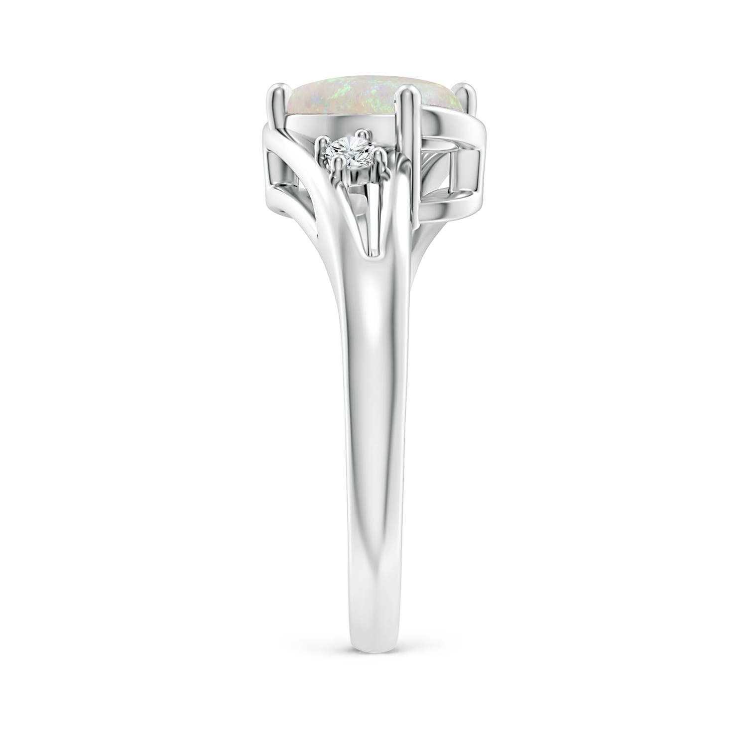 AA - Opal / 1.17 CT / 14 KT White Gold