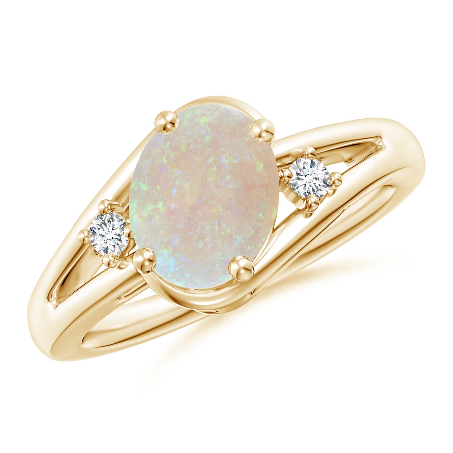 AA - Opal / 1.17 CT / 14 KT Yellow Gold