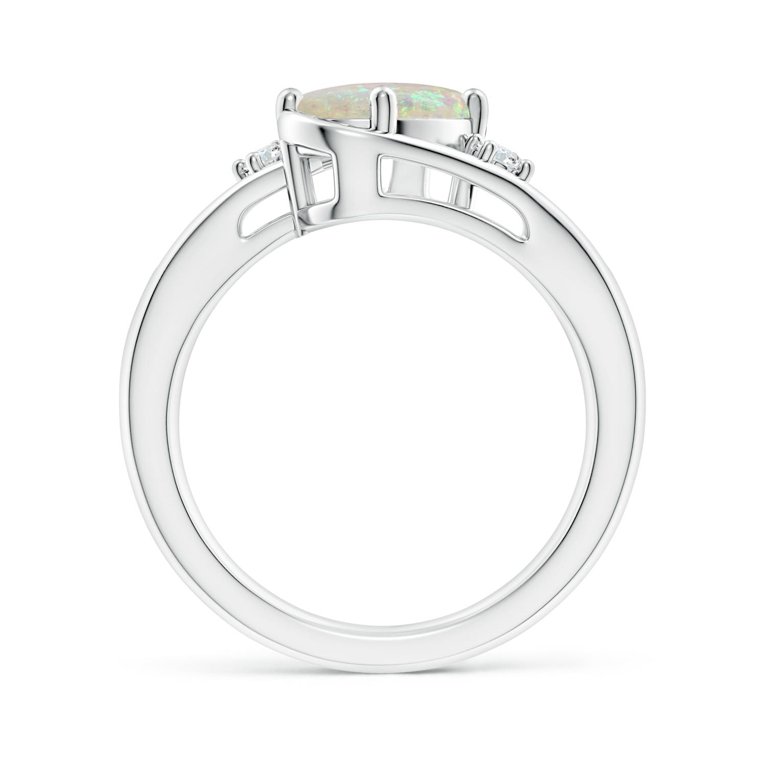 AAA - Opal / 1.17 CT / 14 KT White Gold