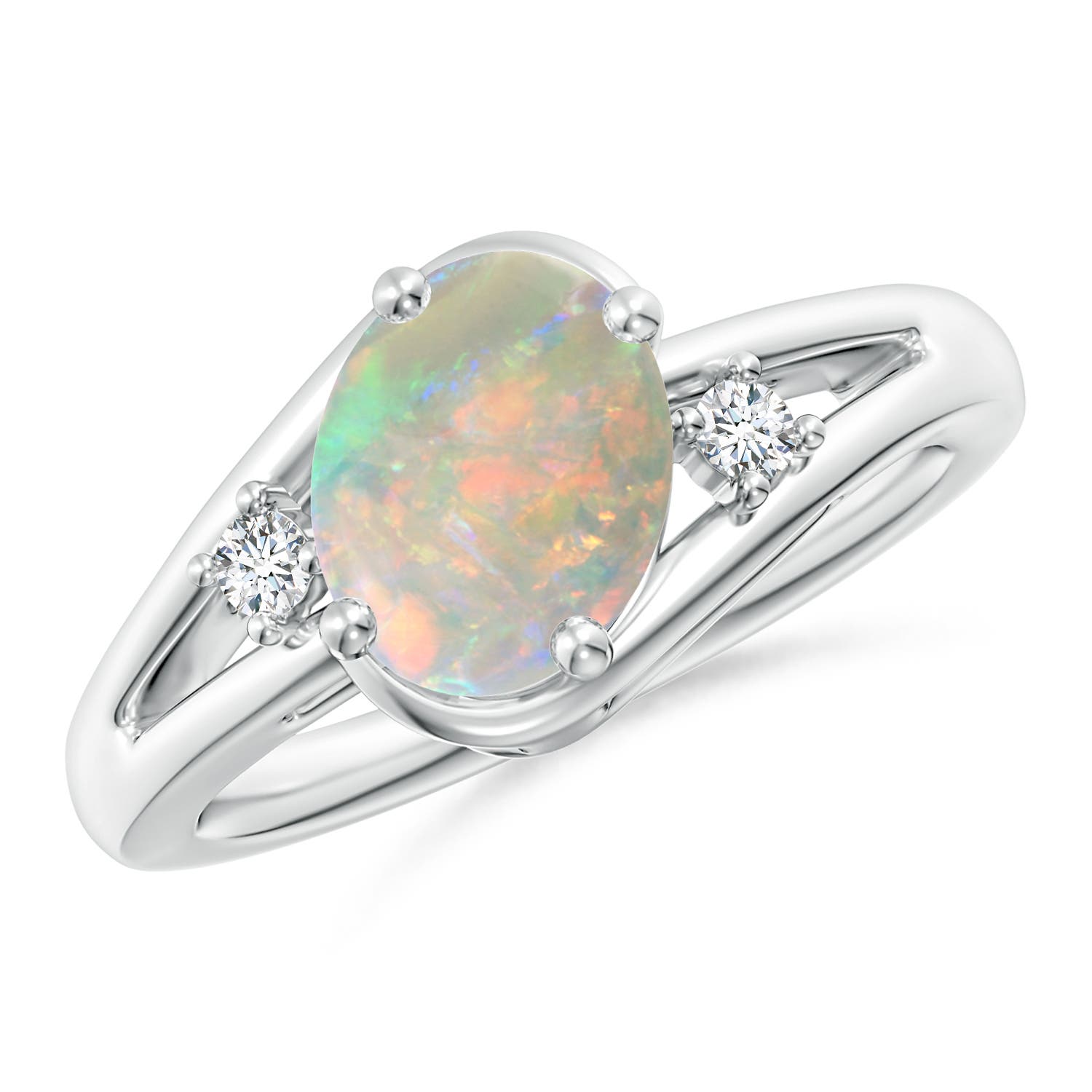 AAAA - Opal / 1.17 CT / 14 KT White Gold