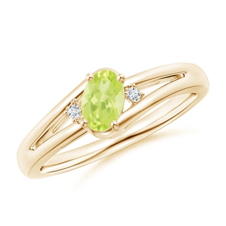 Oval A Peridot