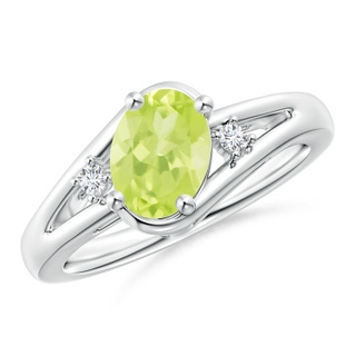Oval A Peridot