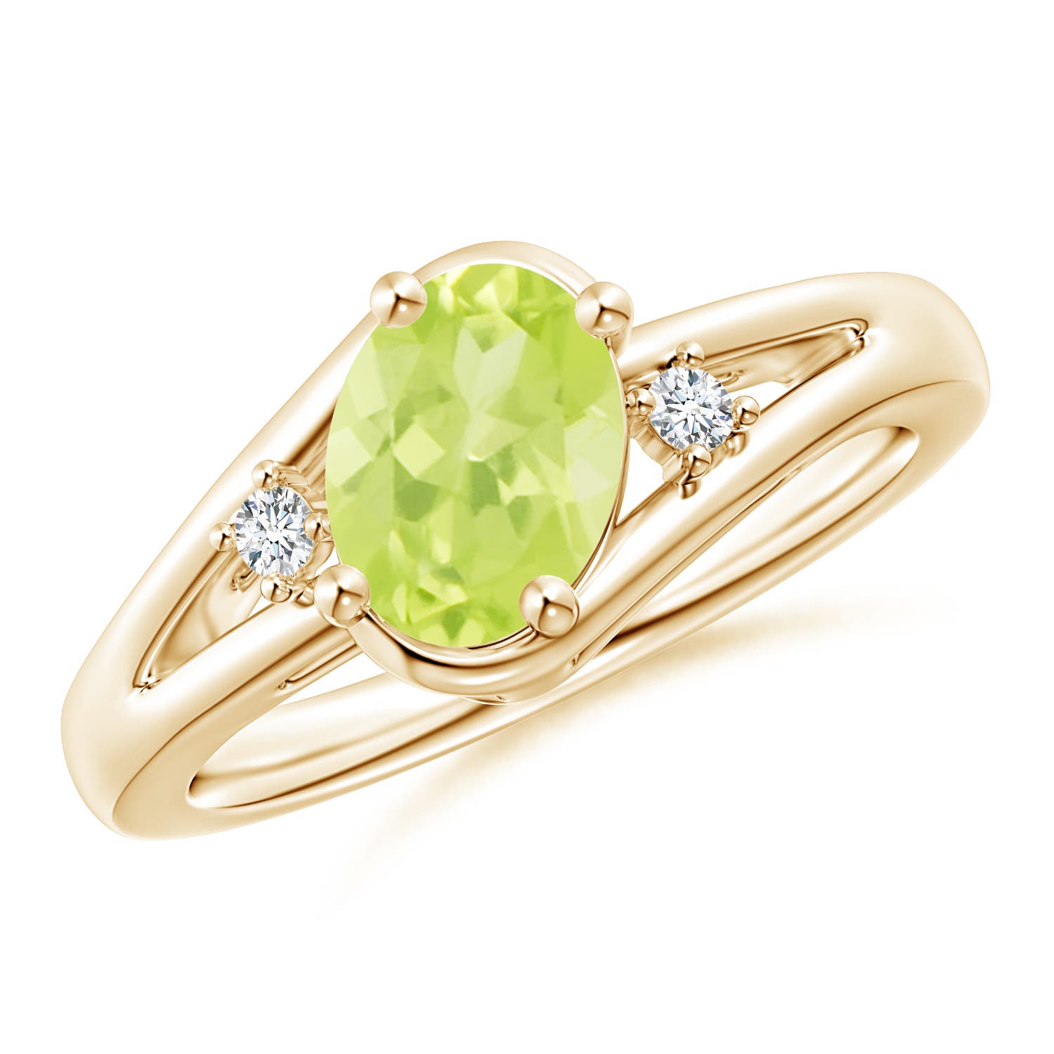 A - Peridot / 1.4 CT / 14 KT Yellow Gold