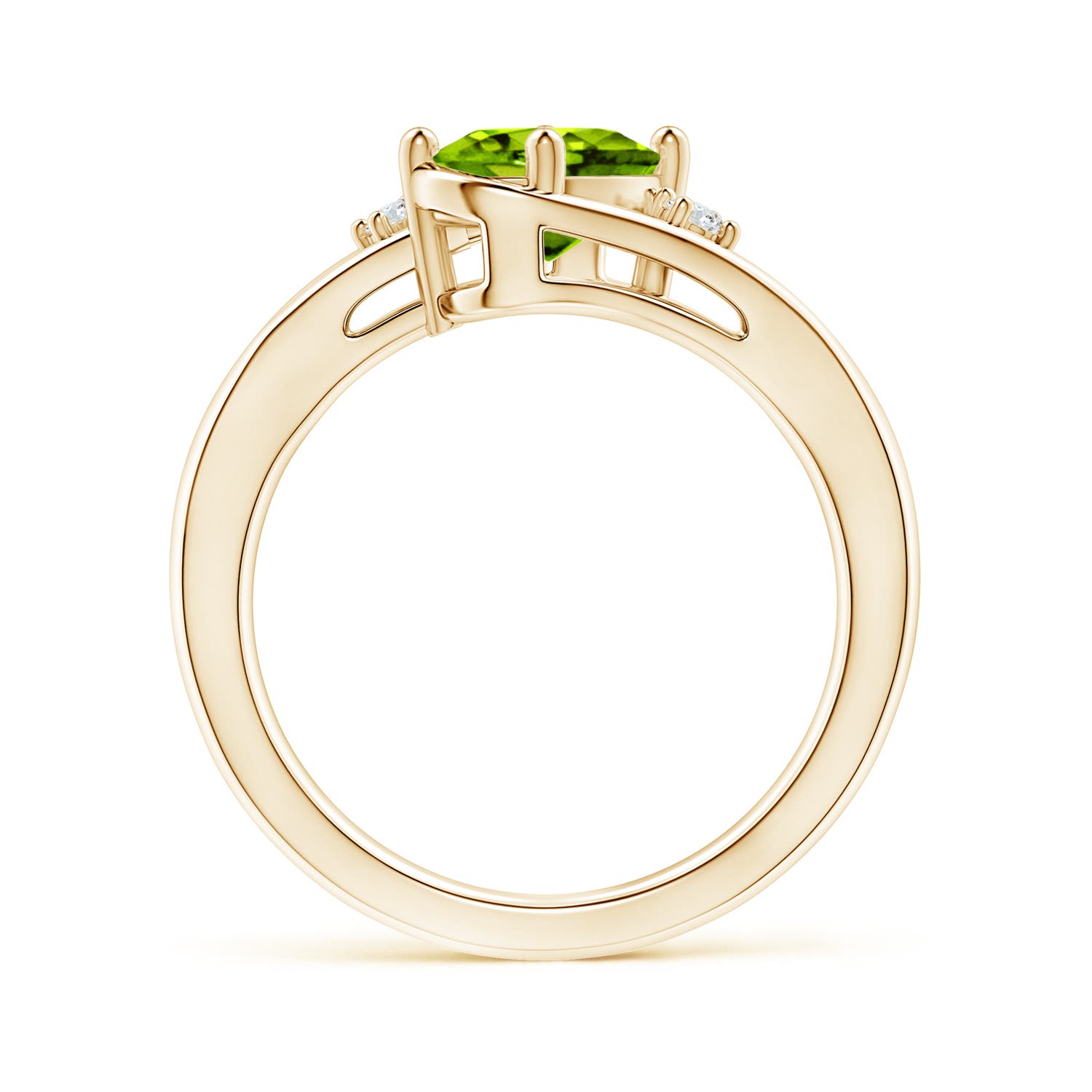 AAAA - Peridot / 1.4 CT / 14 KT Yellow Gold