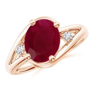 Oval A Ruby