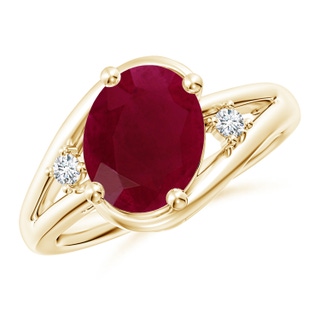 Oval A Ruby