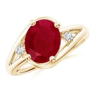 Oval AA Ruby