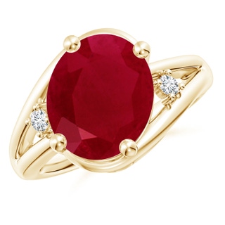 Oval AA Ruby