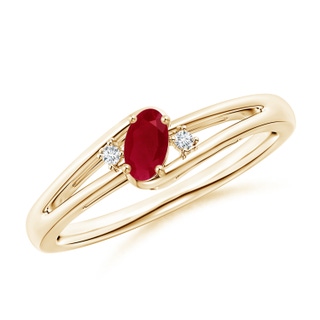 Oval AA Ruby