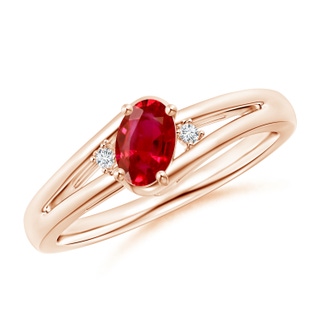 Oval AAA Ruby