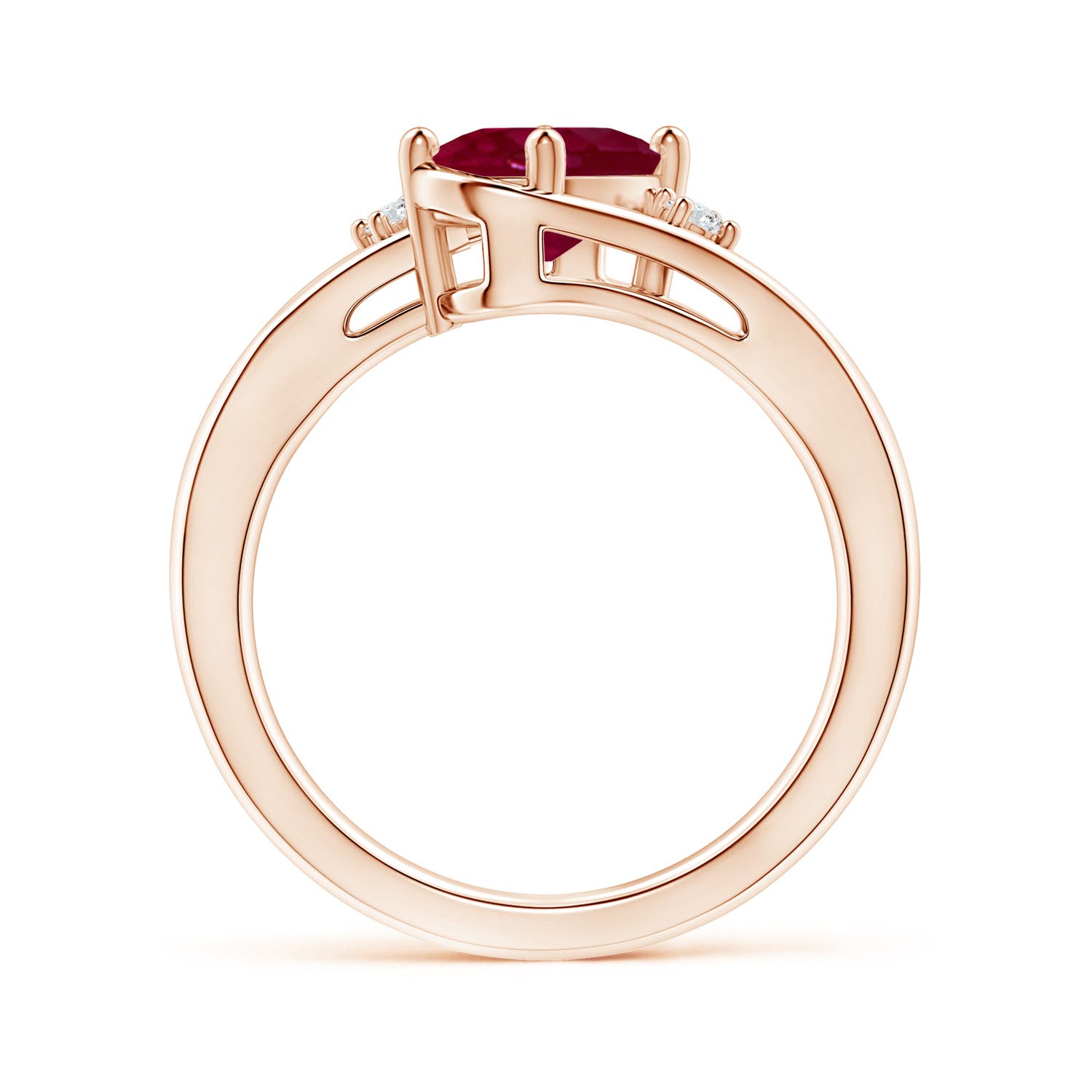 A - Ruby / 1.3 CT / 14 KT Rose Gold