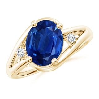 Oval AAA Blue Sapphire