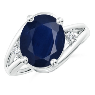 Oval A Blue Sapphire