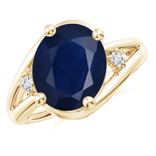 Oval A Blue Sapphire