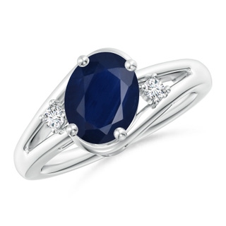 Oval A Blue Sapphire