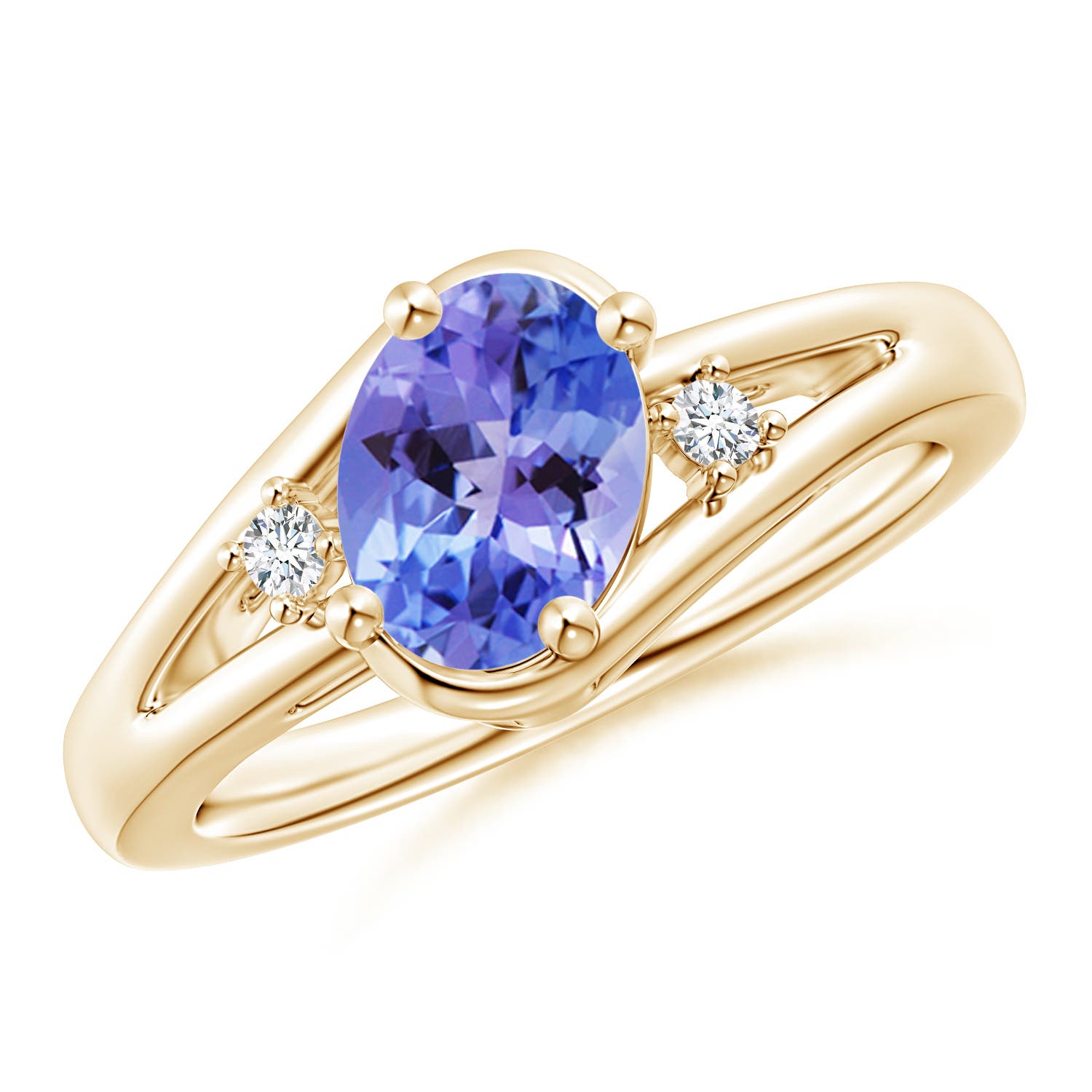 AA - Tanzanite / 1.3 CT / 14 KT Yellow Gold