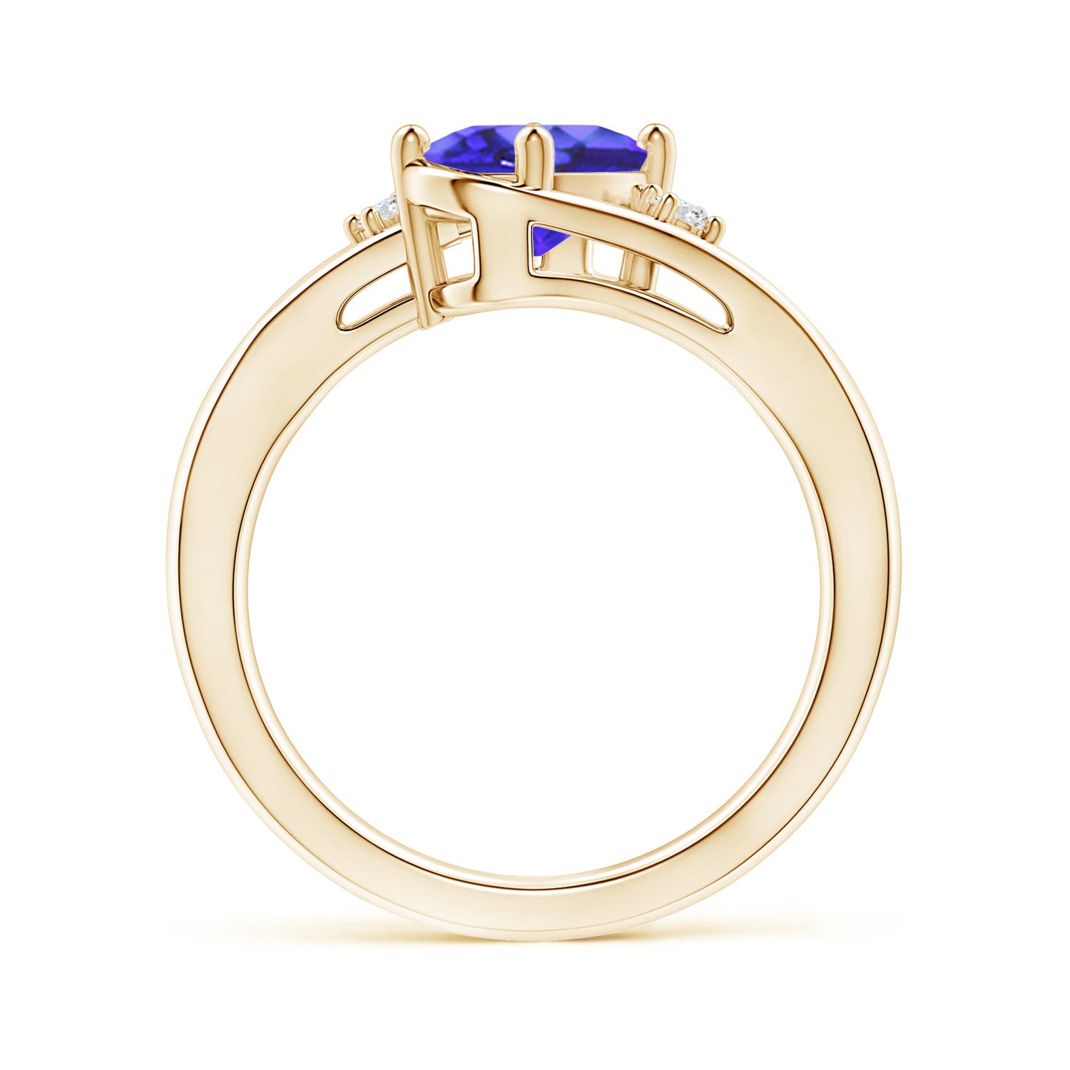 AA - Tanzanite / 1.3 CT / 14 KT Yellow Gold